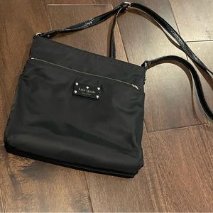 Kate Spade black nylon Jan crossbody bag